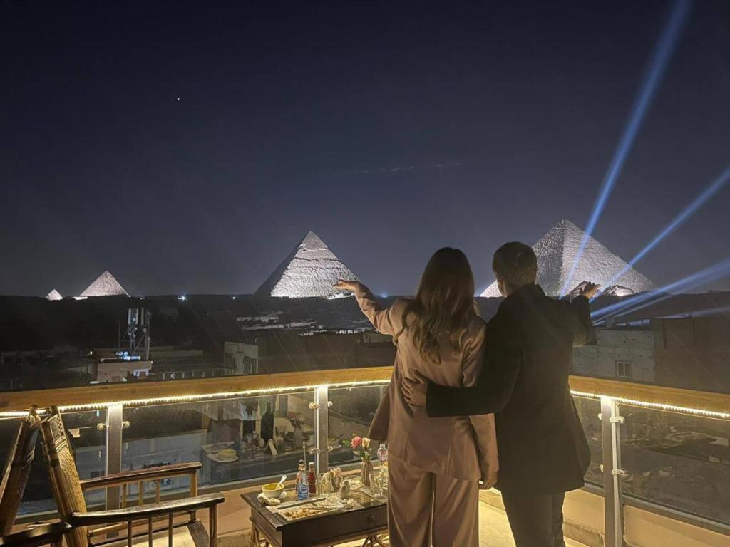 Nun Pyramids Hotel Kafret el-Gabal Exteriör bild